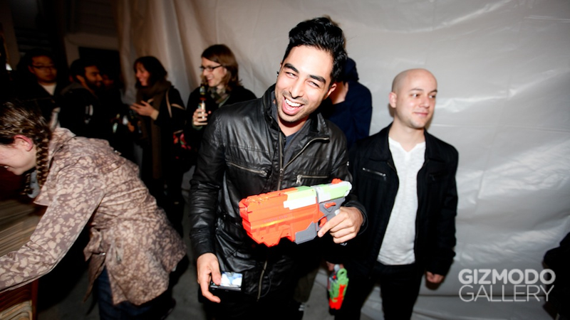 Illustration for article titled Gizmodo Gallery Reader Meet Up Nerf Party Gallery